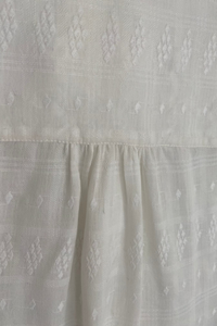 CARMEN GAUZE SMOCK, WHITE – New (C/D)