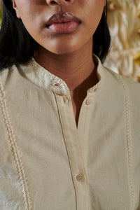 THE MARLITA SHIRT, ECRU – Sample