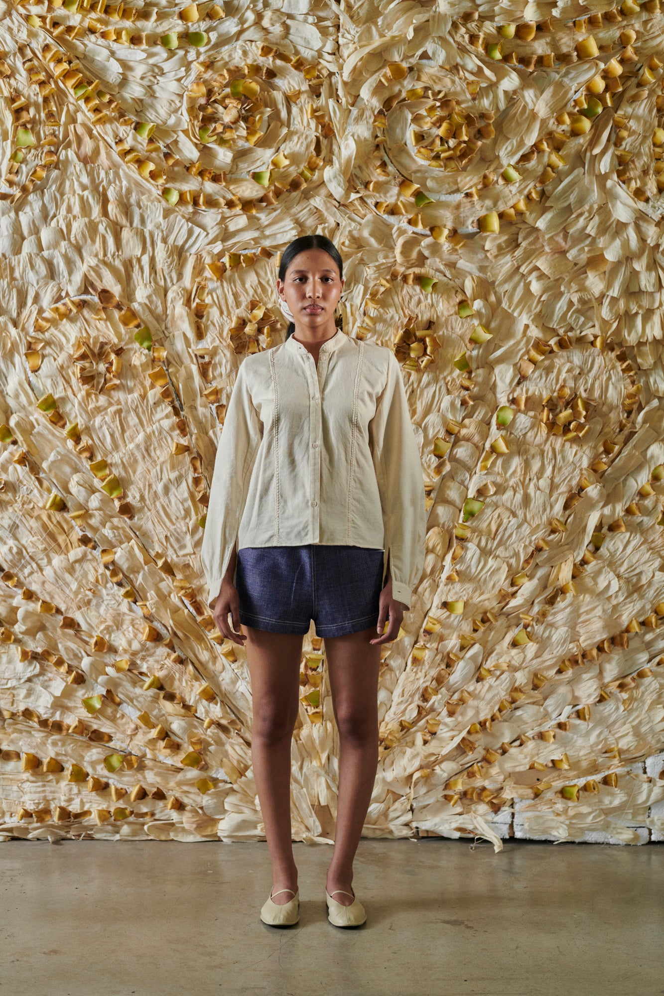 THE MARLITA SHIRT, ECRU – Sample