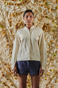 THE MARLITA SHIRT, ECRU – Sample